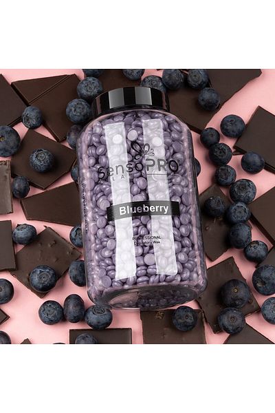 SensoPRO Milano Blueberry Professional Elastic Hair Removal Wax, 400g