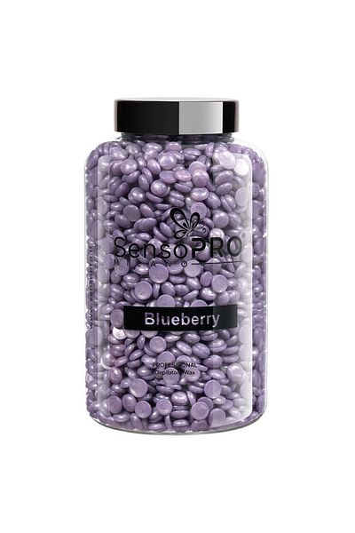 SensoPRO Milano Blueberry Professional Elastic Hair Removal Wax, 400g