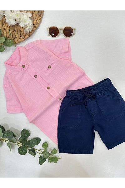ChibuumKids Boy's Judge Collar Shorts Suit