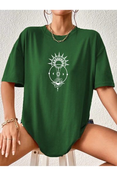 Doğannboss Μπλουζάκι Unisex Printed Oversize Boyfriend T-Shirt