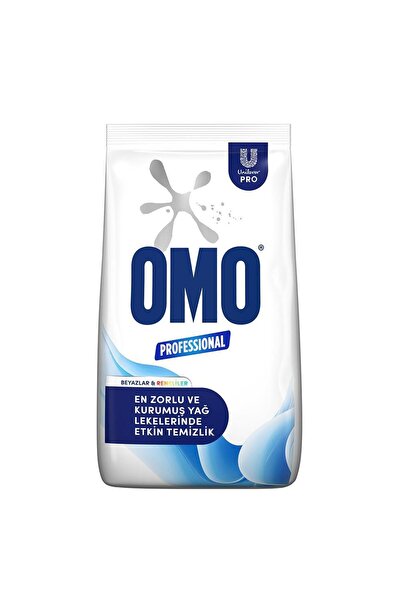Omo Professional Toz Çamaşır Deterjanı Beyazlar ve Renkliler 9 kg - 60 Yıkama