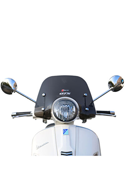 FACO Vespa GTS Ön Cam Kısa*Siyah* (2008-2018) /