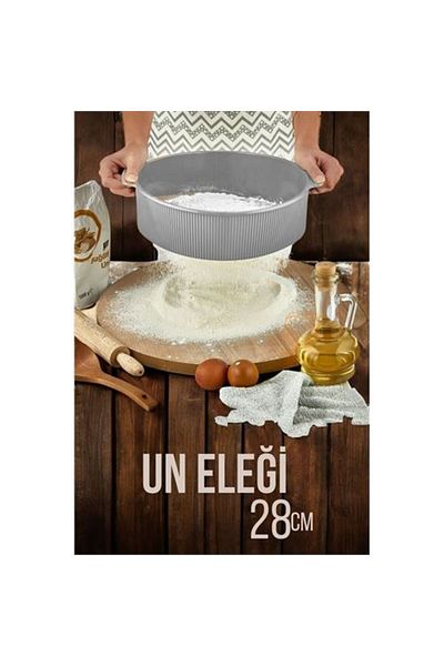 Skygo Fashioncar Flour Sieve with Metal Wire Plastic Frame 28cm Flour Sieve Brustolina Design