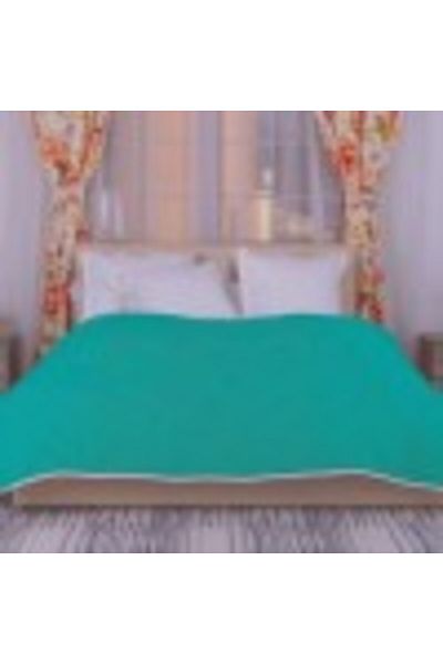 Pucioasa Winter wool polycotton quilt 200X215cm, Pucioasa, cobalt turquoise