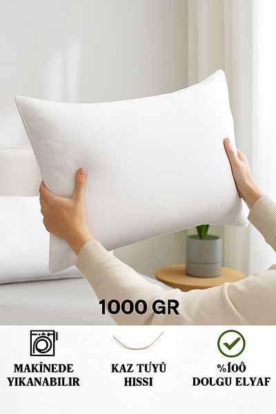 NetworkAvm Premium Silicone Pillow – 1000 Grams