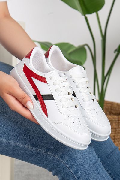 Jackers Pantofi sport unisex cu șireturi cu dungi