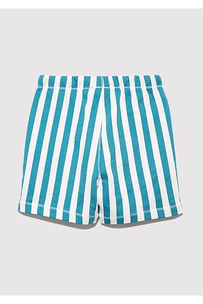 Mavi Pantaloni scurți pentru băiat cu dungi obișnuite M6410012-89718