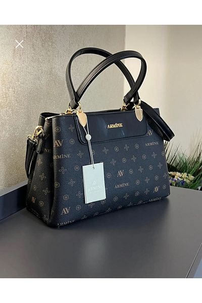 Armine ARM.206.KS Armine Special Color Konbin Leather Handbag Designed as a Hand and Arm Bag