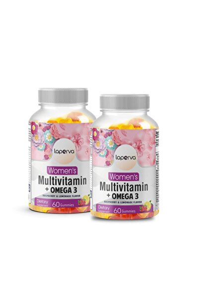 Laperva Women’s Multivitamin plus Omega3, 60 Gummies (Pack Of 2)