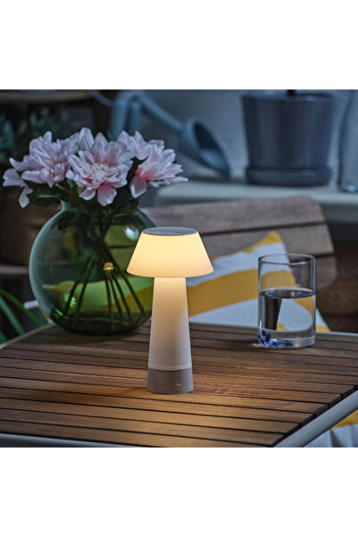 IKEA Masa Lambası Küçük Boy Beyaz 20 Cm