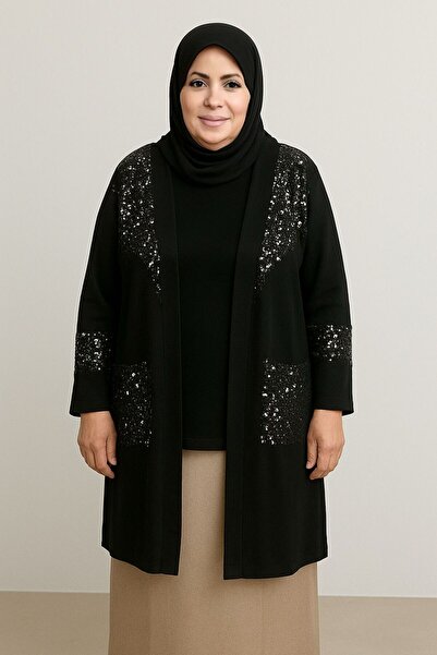 MODAALFABE Mother Sequin Cardigan