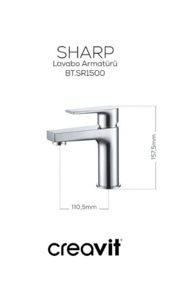 Creavit Sr1500 Sharp Sink Faucet Chrome Fast Shipping