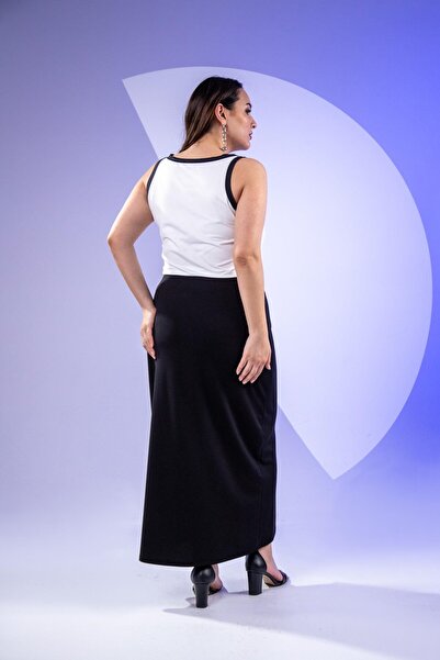 Roxxlen 3330332 Жіноча 3330332 Спідниця з боковим швом Чорна