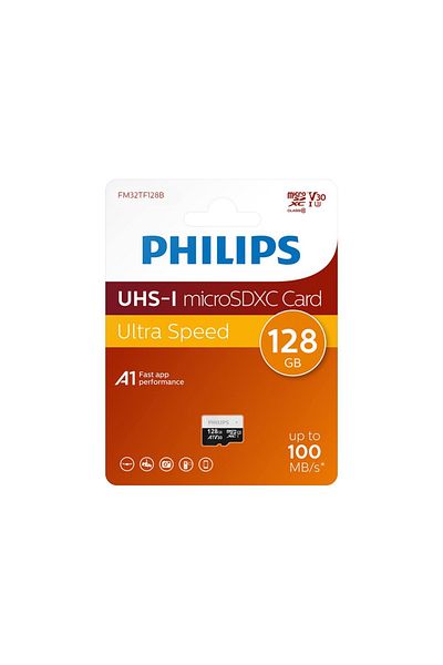 Philips 128 Gb Microsd Card A1 V30 – 4K Compatible, Fast and Durable