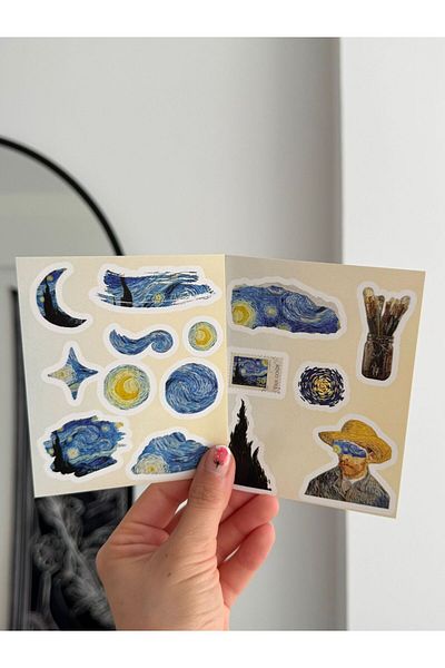 Planet Butik Starry Night Sheet 2 Sheet Sticker