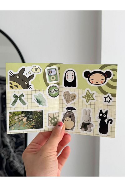 Planet Butik Ghibli Vibe Sheet 2 Sheet Sticker