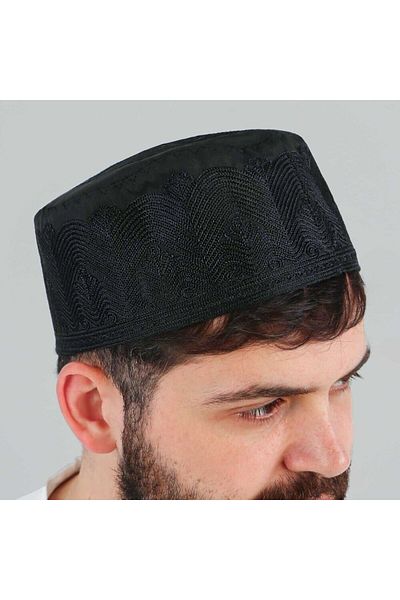 İkranur Mevlidhan Prayer Black Skullcap