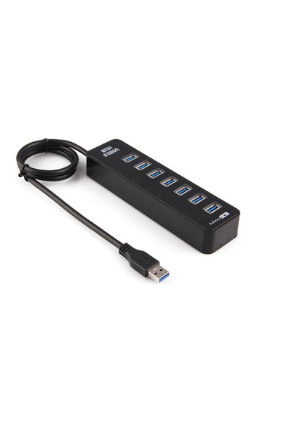 Datastar 7 Port Usb 3.0 Superspeed Hub Çoklayıcı (1.2 METRE KABLO, 5GBPS HIZ)