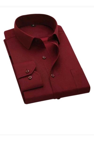 Zikuv Basic Men's Shirt That Can Iron and Absorb Sweat
