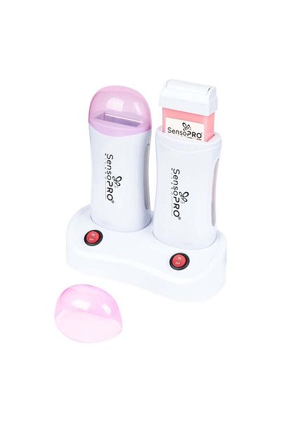 SensoPRO Milano Double Wax Heater With Stand Wax Expert Duo, Pink