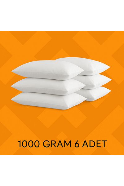 NetworkAvm Handy 6 Roll Pack Pillow Set 1000 Grams 50X70 cm