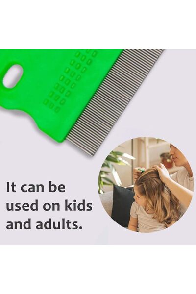 LA PERLA TECH Pet Comb Flea Professional Stainless Steel Dense Round Teeth Anti-Scratch Dogs Cats Grooming Tool