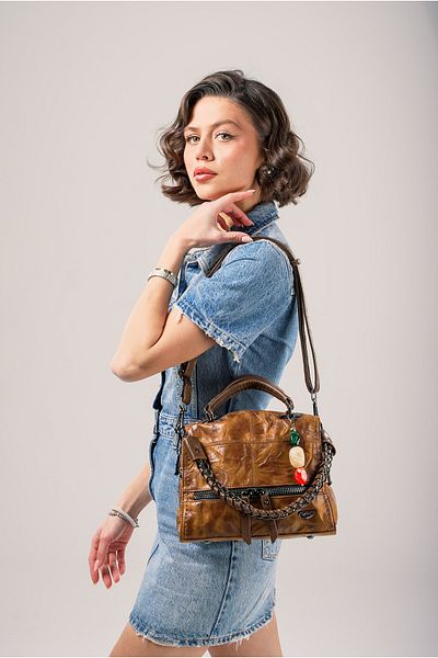 ÇÇS Ççs Women's Shoulder Bag Ccs18030 Brown
