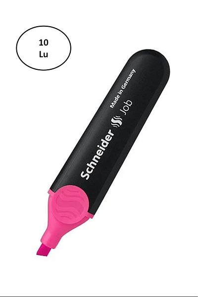 SCHNEIDER Scf102 Job 150 1-4,5 mm Pink Highlighter Pen 10Pcs