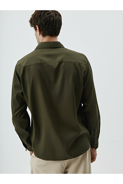 Zikuv Basic Men's Shirt That Can Iron and Absorb Sweat