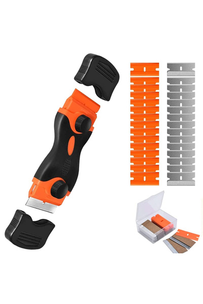 Bukate Racleta pentru Plita sau Cuptor cu 40 de Lame de Rezerva, Plastic si Otel Inoxidabil, Bukate®