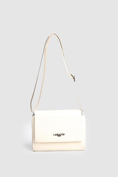 La La'Graccio Paris La'Graccio Paris Women's Nale Magnet Closure Hanging Bag Cream