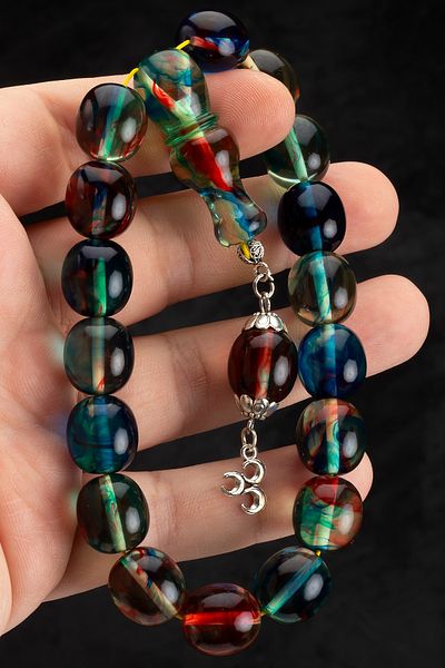OTTOTESBİH Men's Gift 14X15Mm 3 Crescent Tassel Mascot Boy Rosary, Efe Rosary