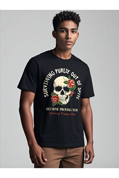 ship master Tricou unisex cu fraze motivaționale cu craniu cu imprimeu