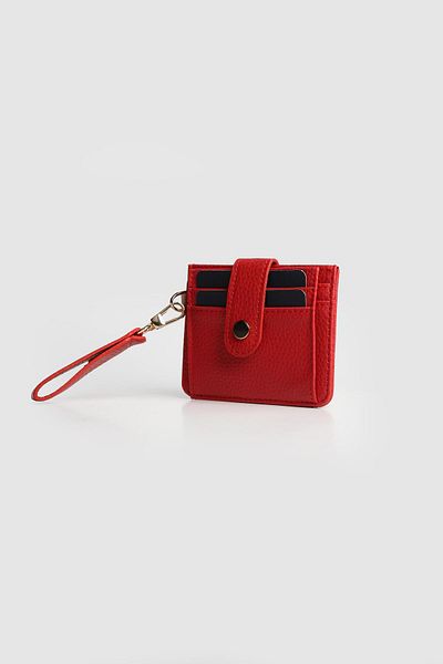 La La'Graccio Paris La'Graccio Paris Women's Greenhouse Card Holder Wallet Red