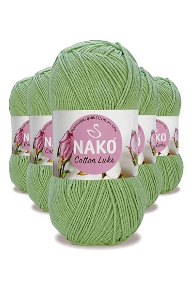 NAKO Luxury Cotton Vest and Tunic - 5 Pieces Blouse, Cardigan and Lanyard Wool Cagla 97578