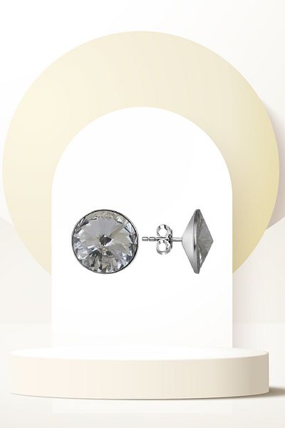 Swaroski Zirconia Crystal Stone Studded Earrings