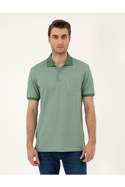 Pierre Cardin 60% Cotton 40% Polyester T-Shirt with Pockets Non Iron Fabric