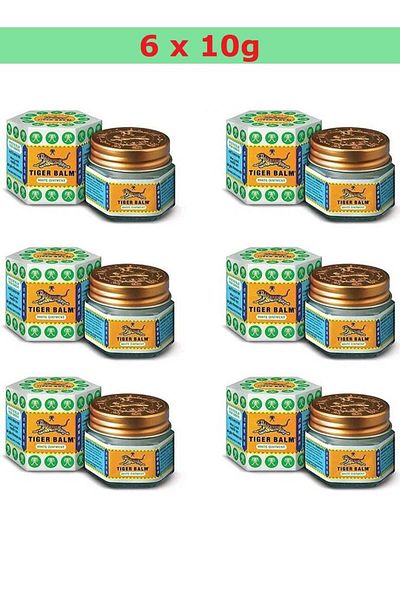 Tiger Balm Pack Of 6 White Ointment | 6 x 10g