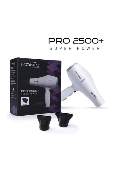 İkonic مجفف الشعر Ikonic Pro 2500+ - أبيض