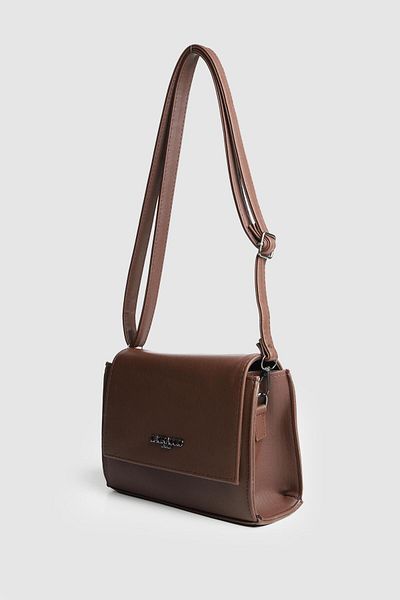 La La'Graccio Paris La'Graccio Paris Women's Nale Magnet Closure Strap Bag Brown