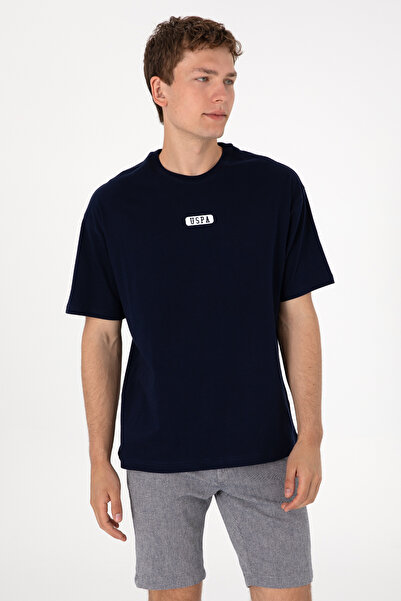 U.S. Polo Assn. Ανδρικό μπλουζάκι Oversize Fit Crew Neck Navy Blue 50305923-VR033