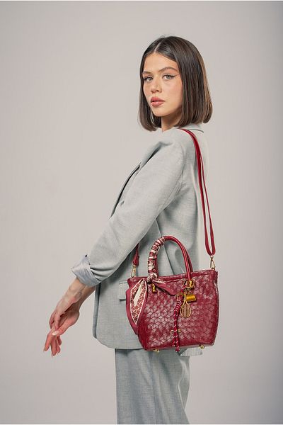 ÇÇS Ççs Women's Shoulder Bag Ccs18044 Claret Red