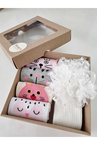 Moonys Socks Collection Специална серия чорапи за момичета, комплект от 5 бро...