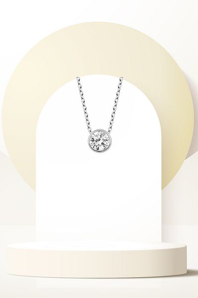 Swaroski Zirconia Solitaire Women's Necklace - the Meeting of Elegance and Quality