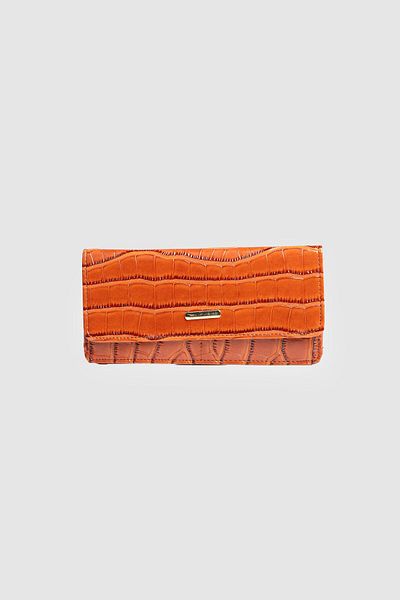 La La'Graccio Paris La'Graccio Paris Mng Equivalent Crocodile Wallet Brown
