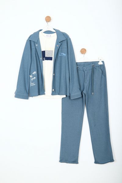 xo kids moda Boy's Bottom Top Set