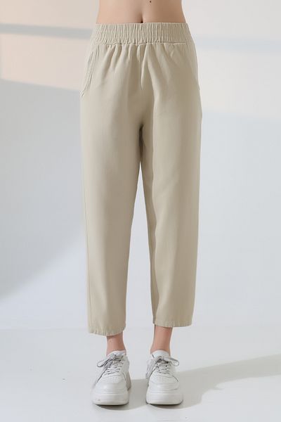 LOKADI Women's Soft Texture Premium Skinny Leg Gabardine Trousers