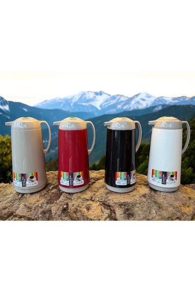 AHİR TİCARET Press Lid 1.6 Lt. Glass Tea Thermos