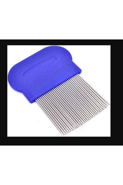 LA PERLA TECH Fleas Pet Comb Pet Comb Flea Professional Stainless Steel Dense Round Teeth Anti-Scratch Dogs, Cats
