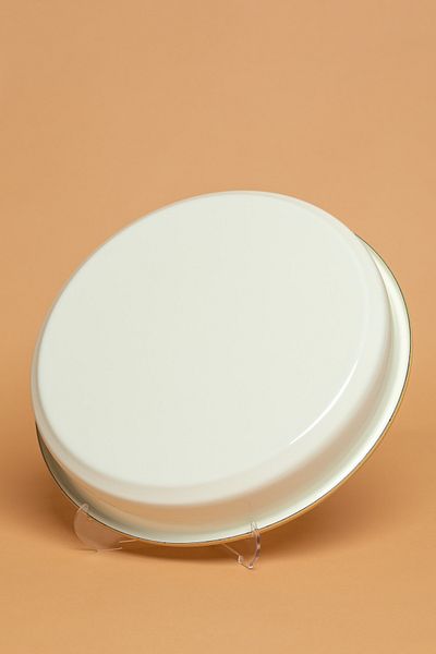 EBUTAY Crema Di Siena Enameled Round Cream Baking Tray |   Ebutay